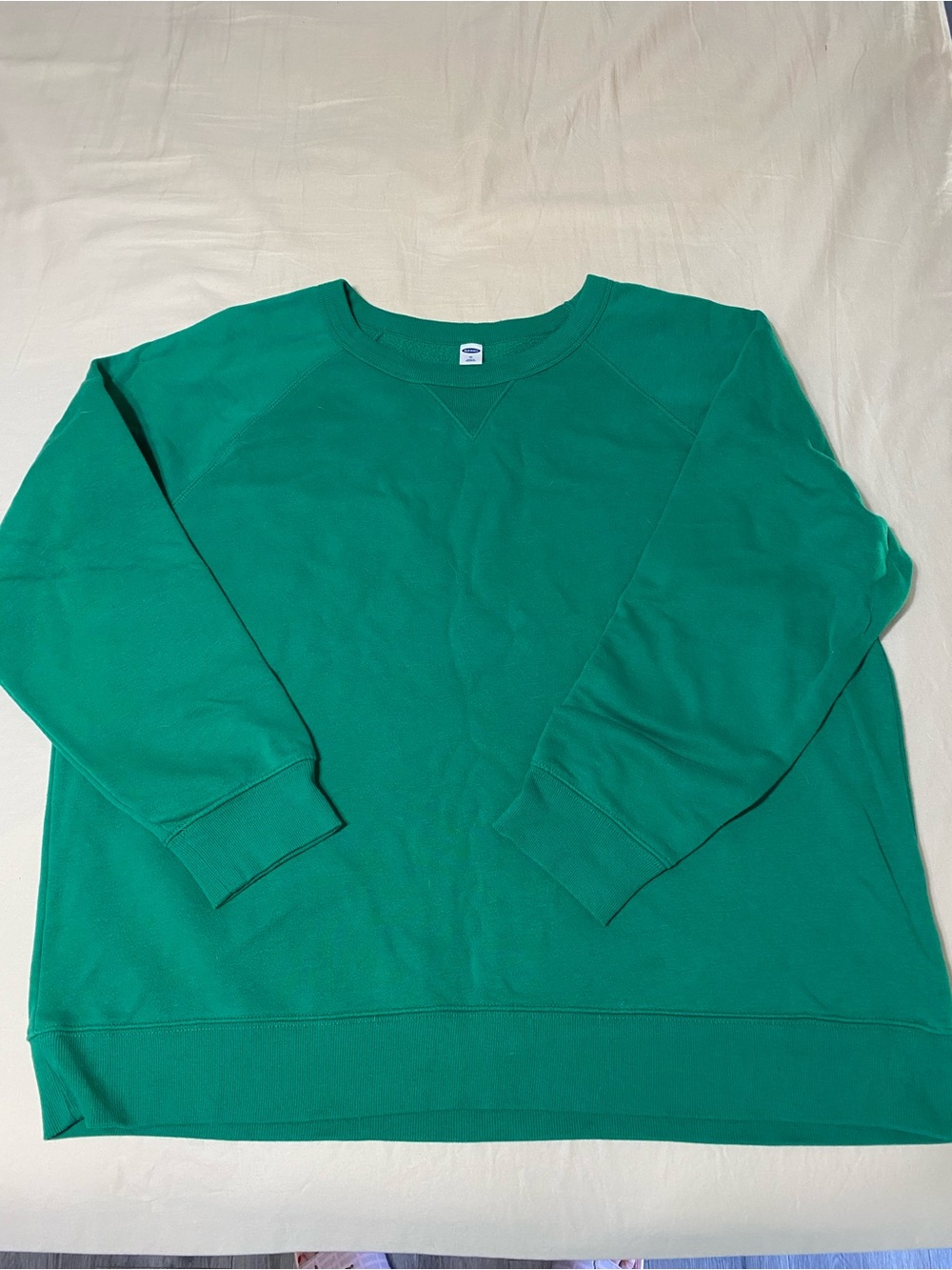 Women’s Green Crewneck Sweatshirt Sweater